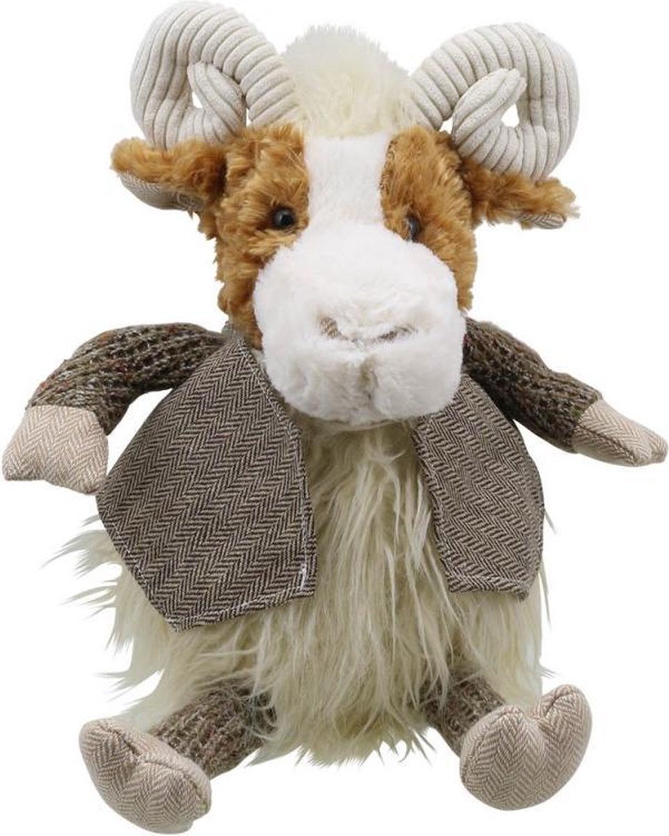 Wilberry | Dressed Animals | Ram + Felicitatiekaart | Lief, stoer en aparte knuffels | Kwaliteitsproduct